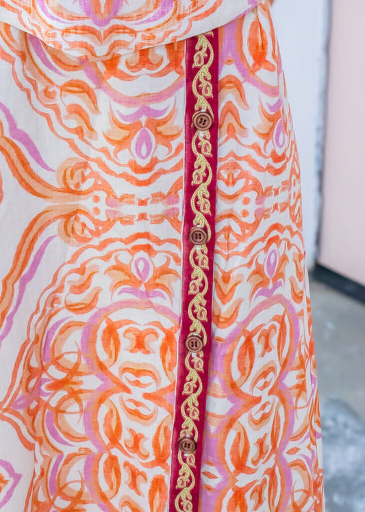 Lillian A-Line Maxi Skirt