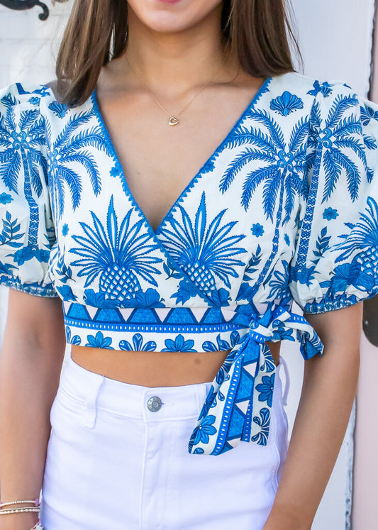 Colombo Wrap Top