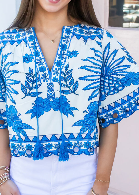 Praha Boat Neck Top