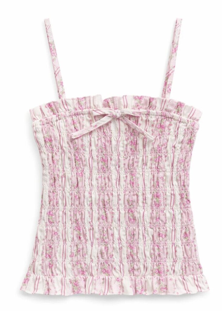 Alma S/L Gathered Cami Top - TWEEN