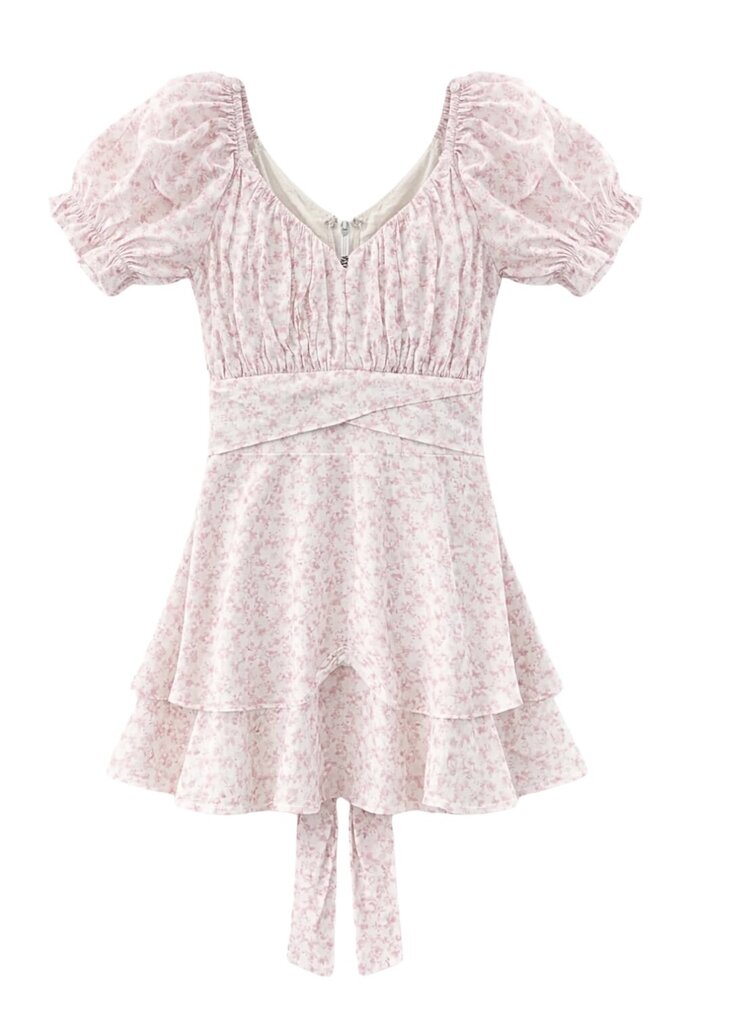 Delilah S/S Waist Detail Dress - TWEEN