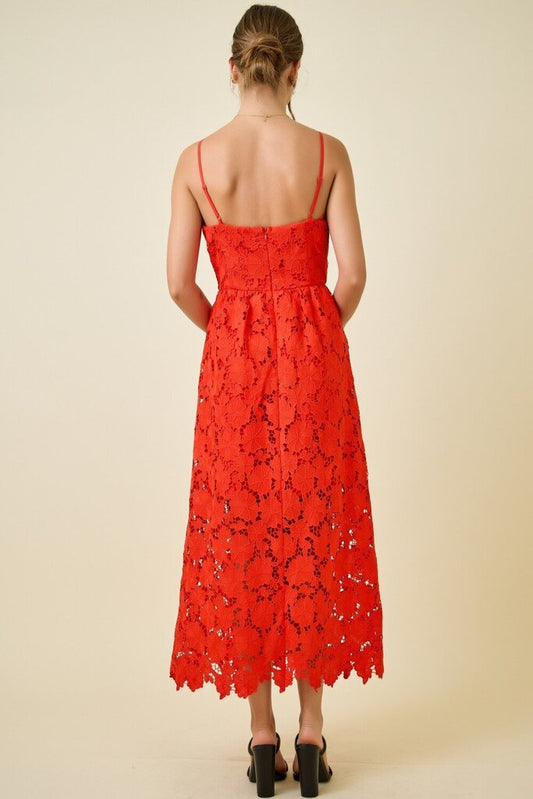 Lace Midi Dress