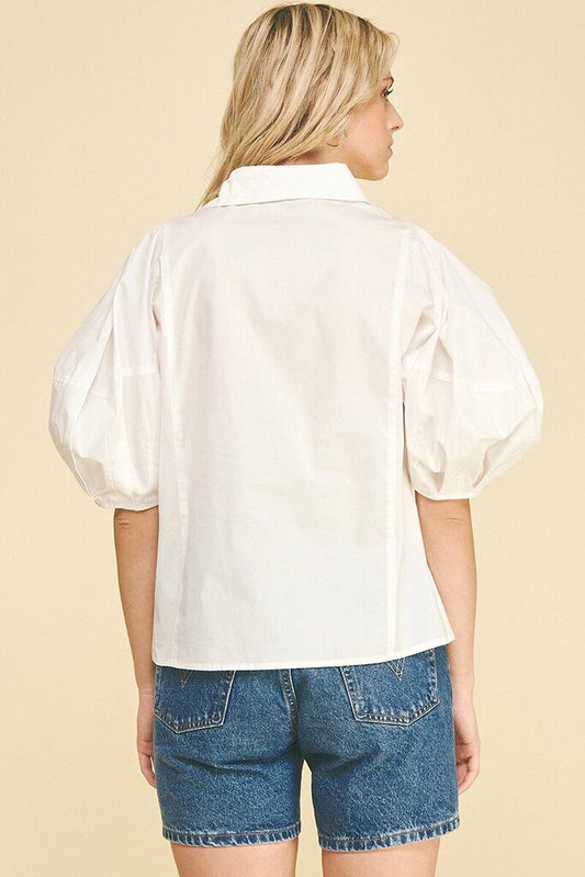 Balloon Sleeve Top