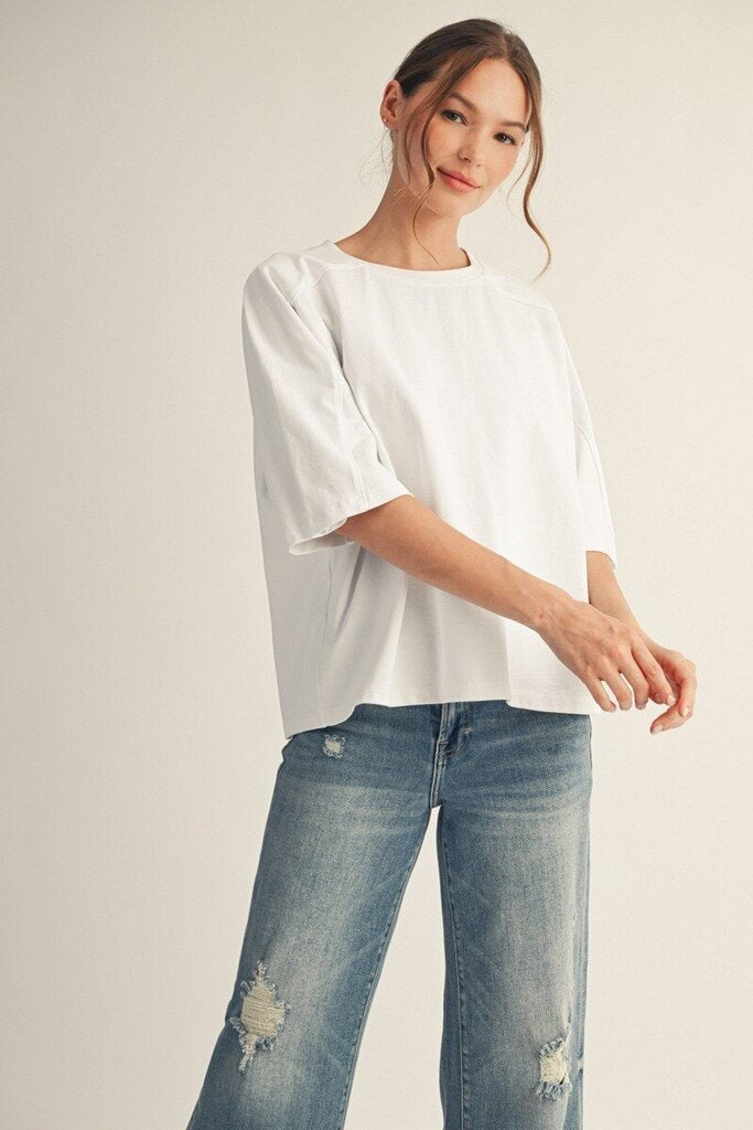 Drop Shoulder Basic Top
