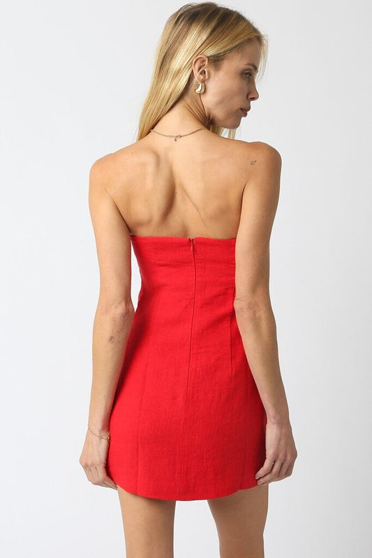 Strapless Mini Dress