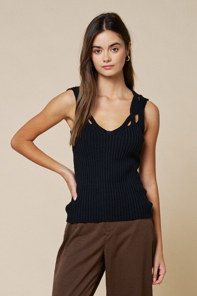 Ribbed Knit Tank Top