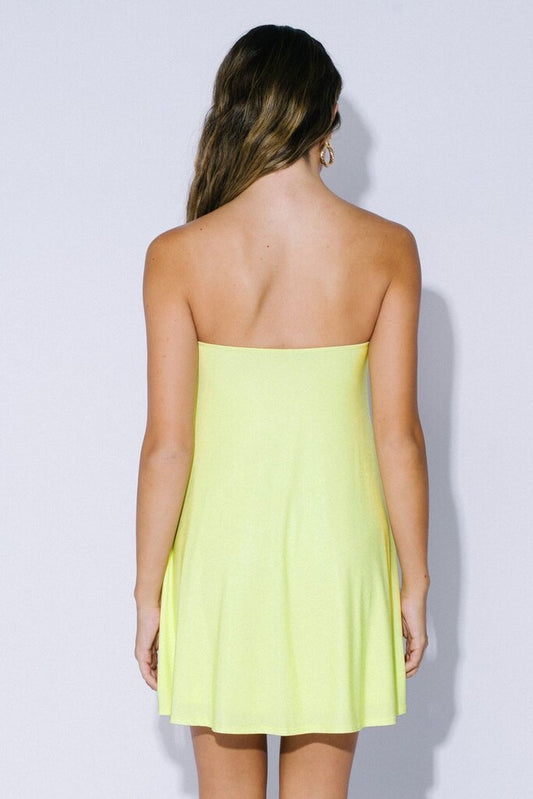 Tropical Flowy Mini Dress