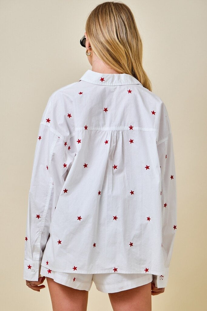 7/4 Stars Oversize Buttondown