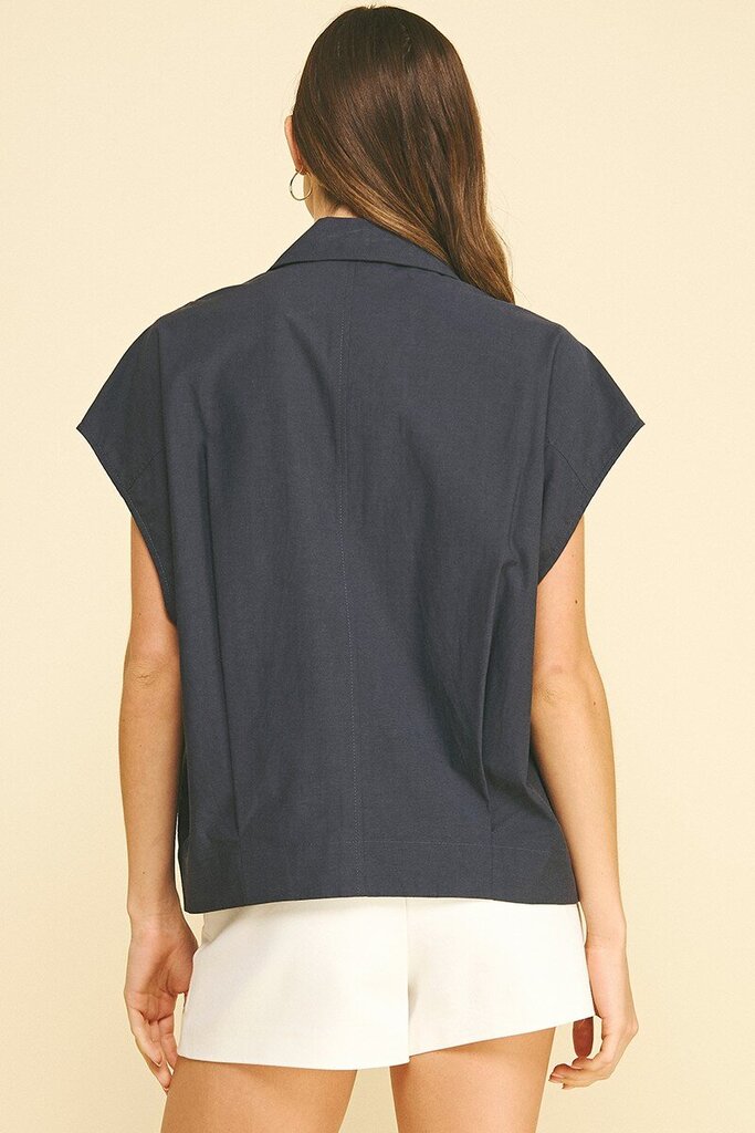 Cap Sleeve Blouse