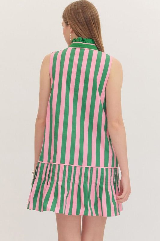 Striped Midi Dress