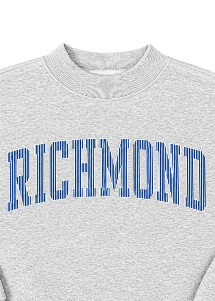 Embroidered Richmond Mockneck STRIPES