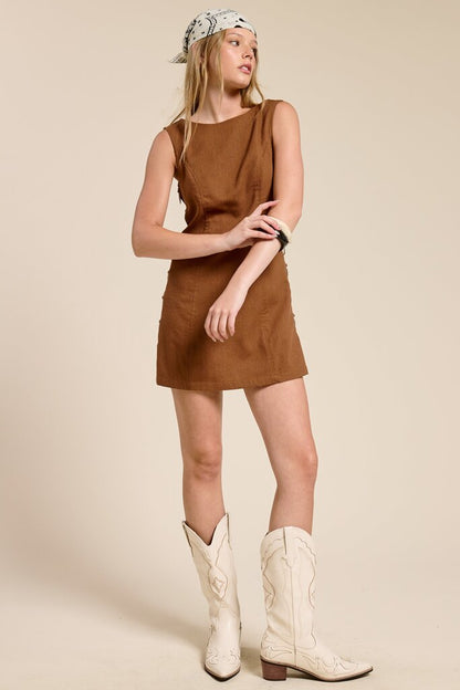 Side Cutout Mini Dress