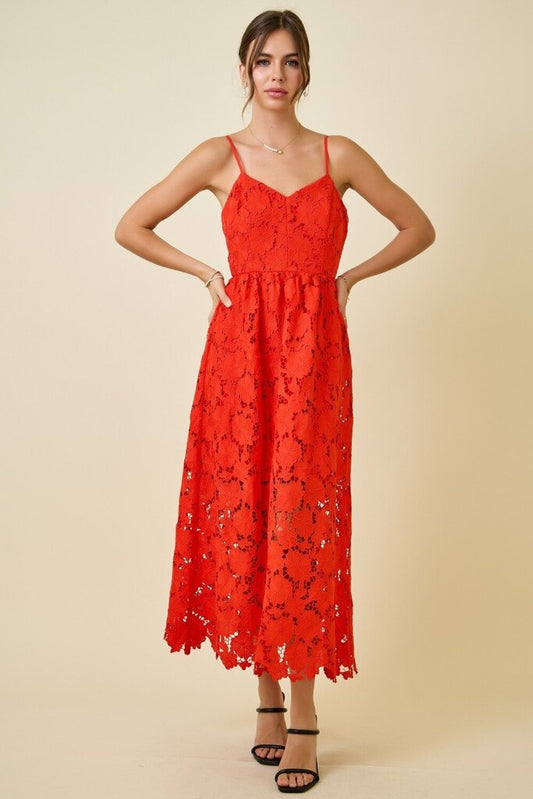 Lace Midi Dress