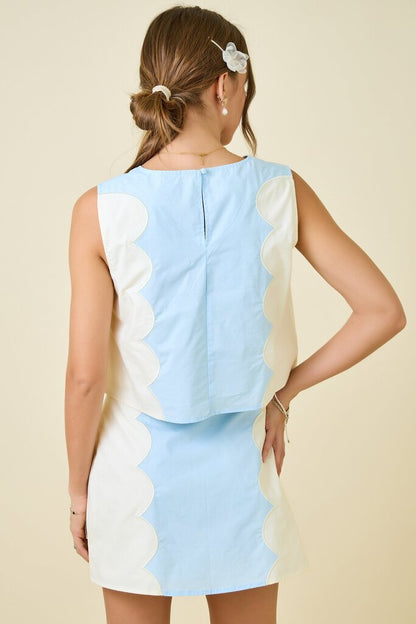 Top & Mini Skirt Set