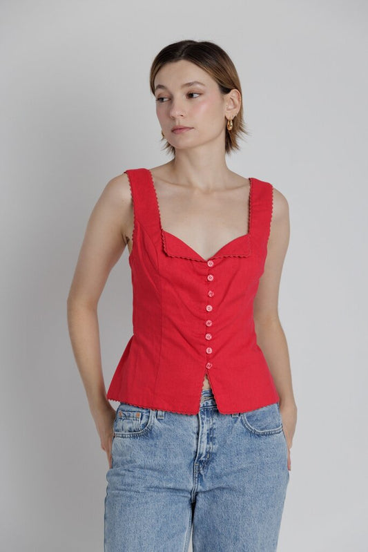 Lace Trim Top