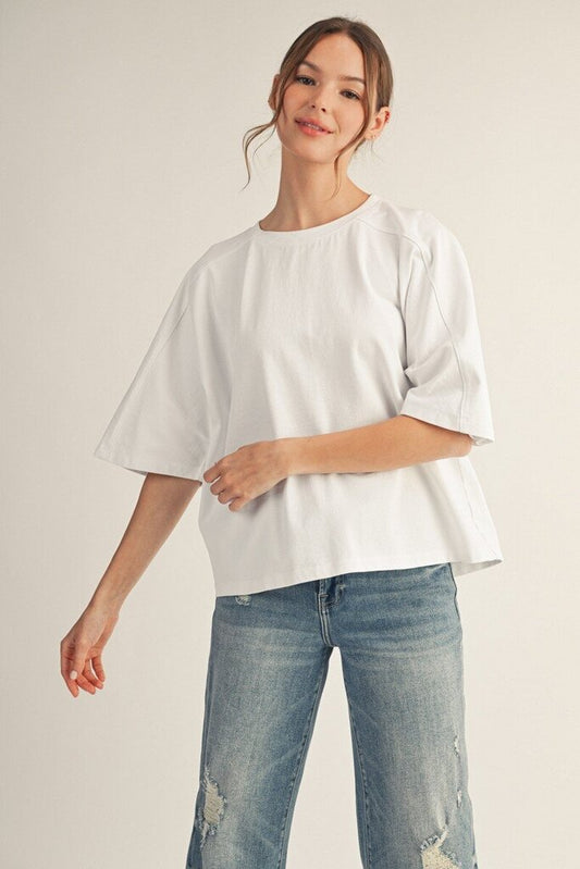 Drop Shoulder Basic Top