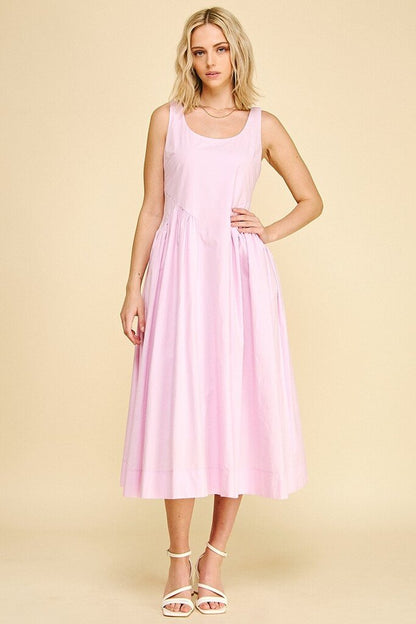 A Line Midi Dress