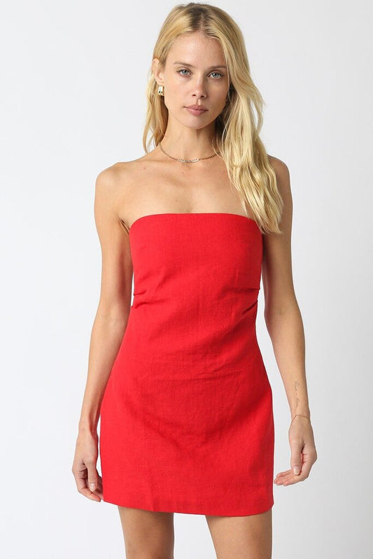 Strapless Mini Dress