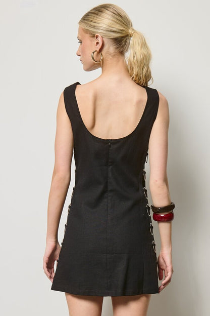 Side Cutout Mini Dress