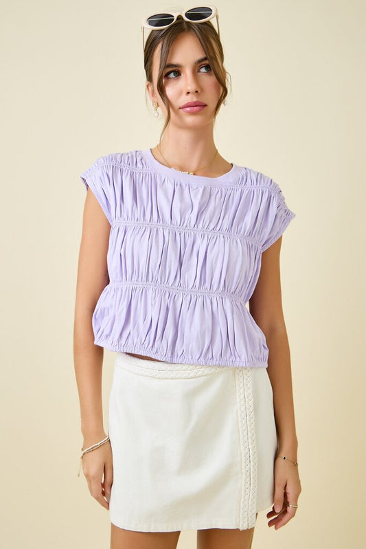 Smocked Cap Sleeve Top
