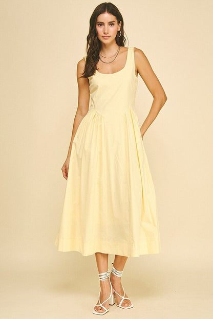 A Line Midi Dress