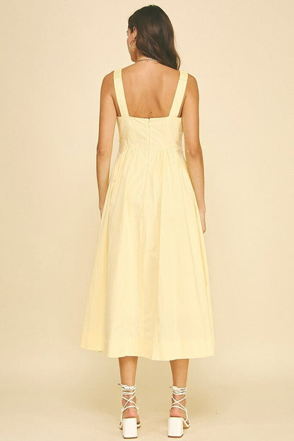 A Line Midi Dress