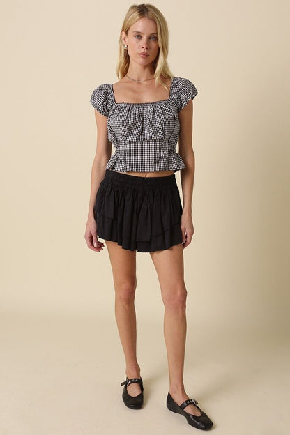 Melody Gingham Top
