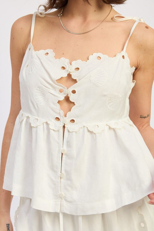 Shells Cut Out Top