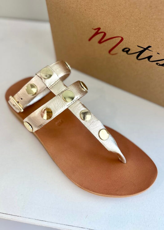 Matisse Alexis Gold Sandal