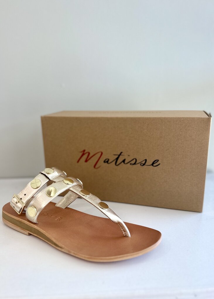 Matisse Alexis Gold Sandal