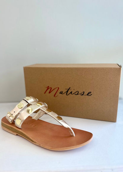 Matisse Alexis Gold Sandal