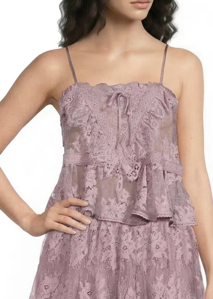 Steve Madden Lace Flowy Top
