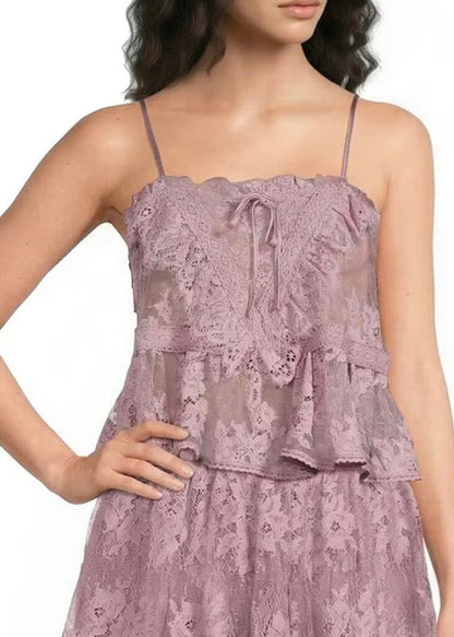 Steve Madden Lace Flowy Top