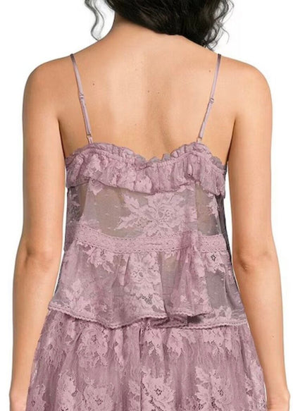 Steve Madden Lace Flowy Top
