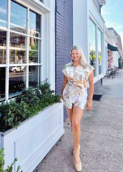 Maya Chest Pocket Romper