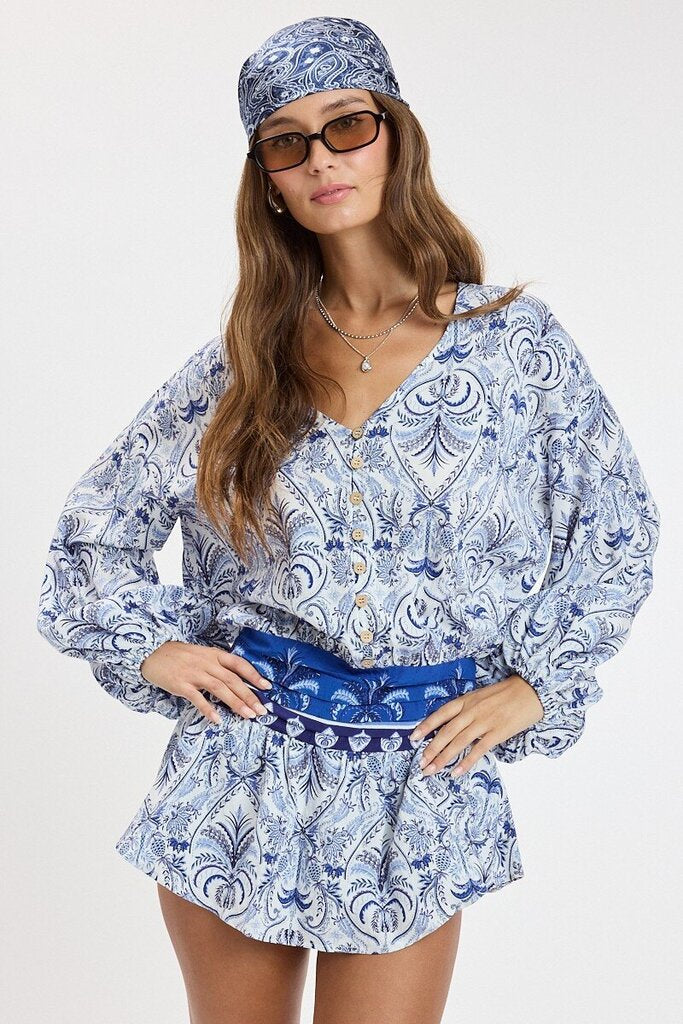 Puff Sleeve Mini Dress