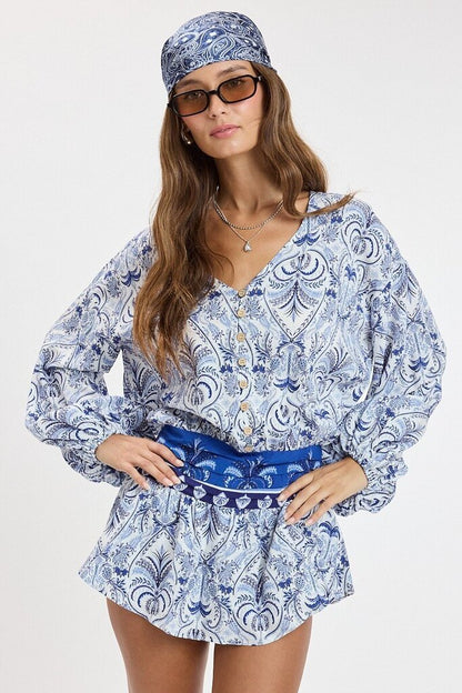 Puff Sleeve Mini Dress