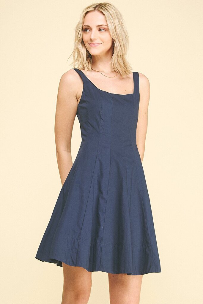 Square Neck Mini Dress