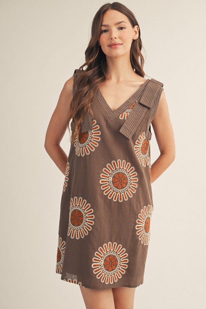 Floral Strappy Shift Dress