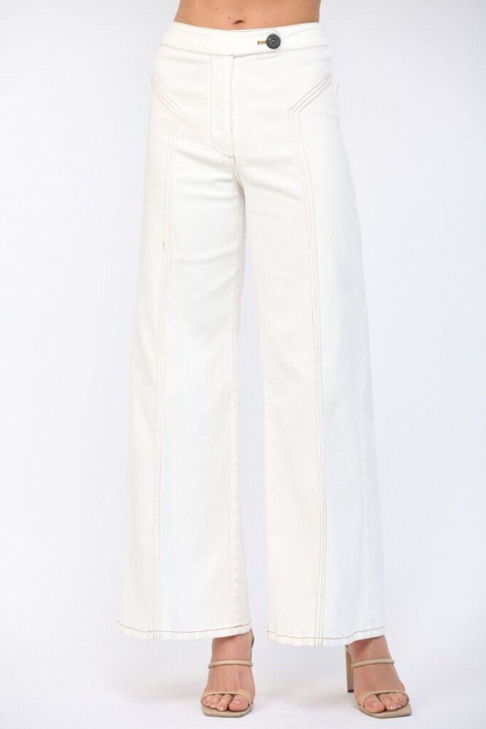 Contrast Stitch Pants