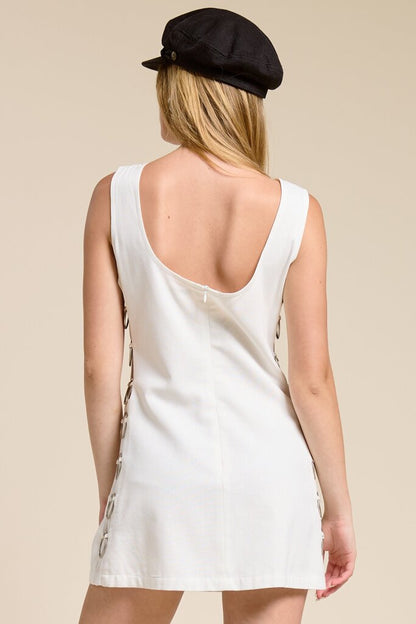 Side Cutout Mini Dress