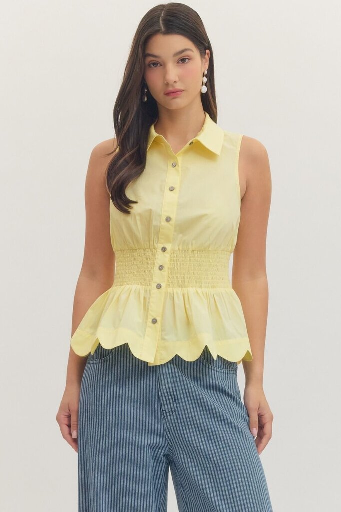 Smocked Waist Top
