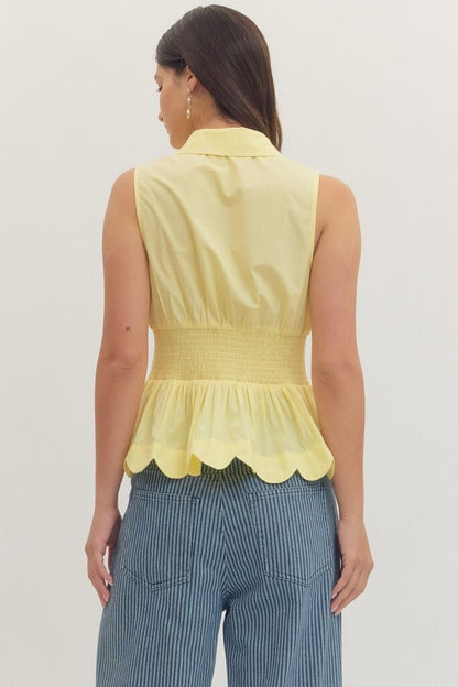 Smocked Waist Top