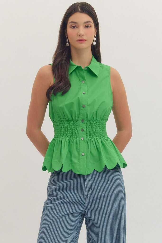 Smocked Waist Top