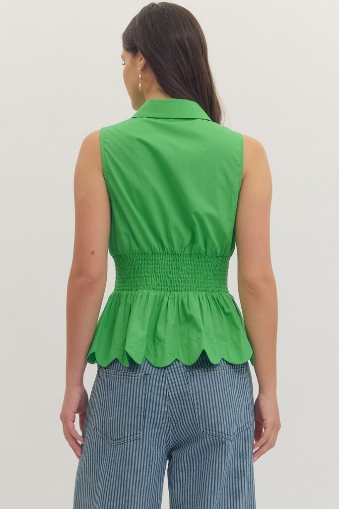 Smocked Waist Top