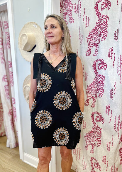 Floral Strappy Shift Dress