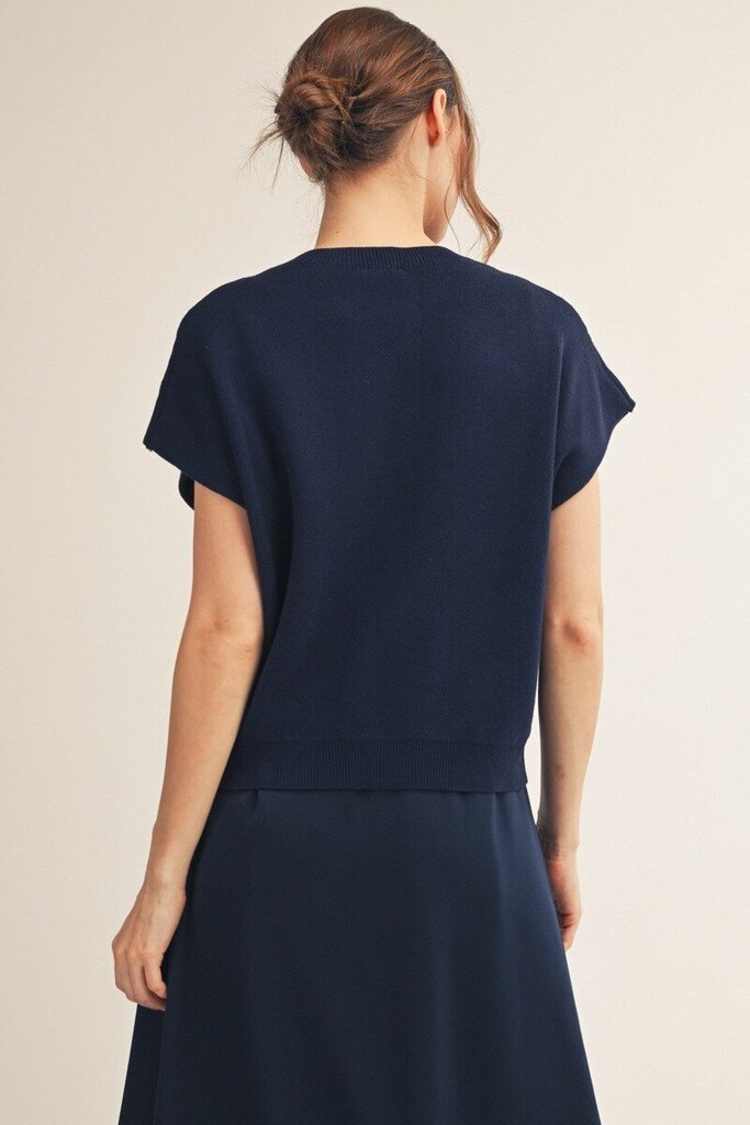 Drop Knot Sweater Top