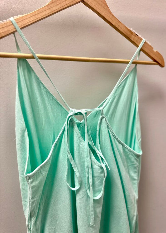Maxi V Neck Tied Dress