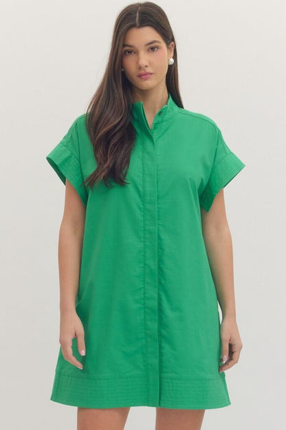 Short Sleeve Mini Dress