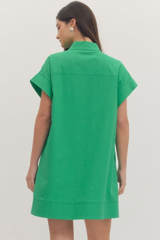 Short Sleeve Mini Dress